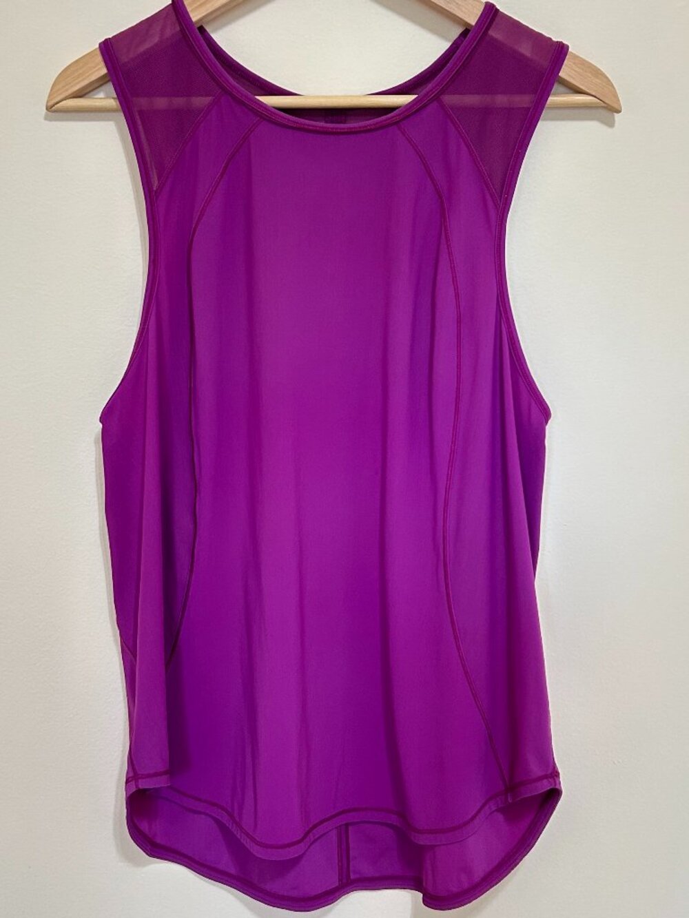 Lululemon Sculpt Open Back Tank Top Purple